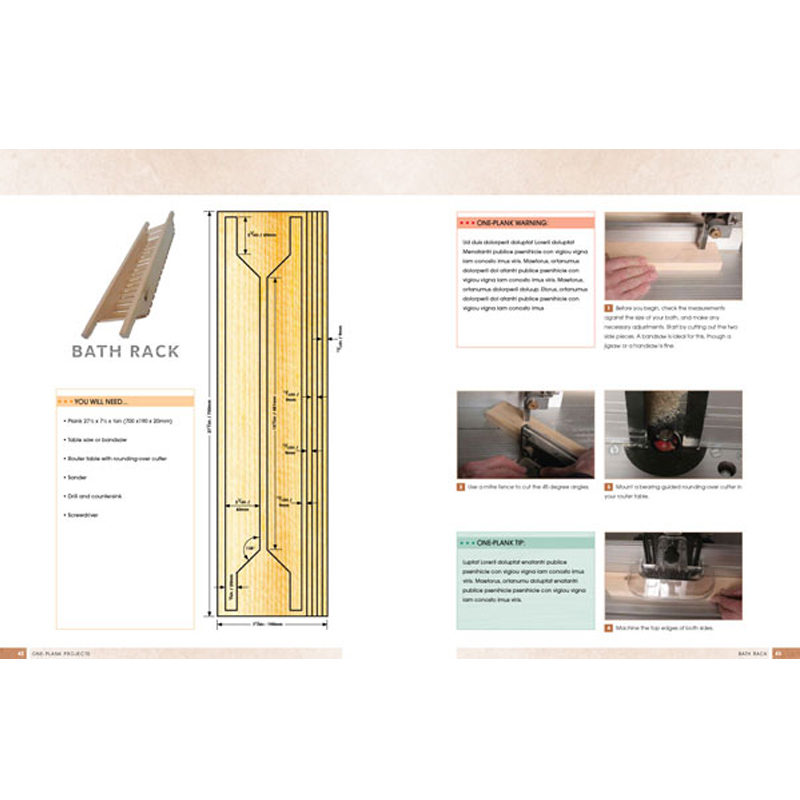 Andy Standing, One-Plank Woodworking Projects