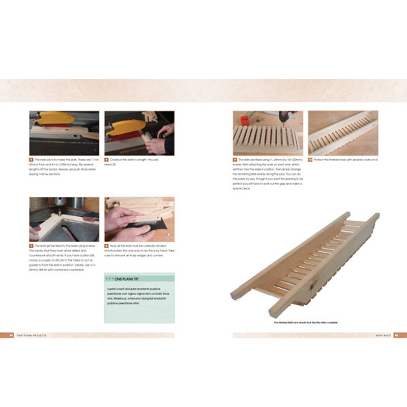 Andy Standing, One-Plank Woodworking Projects