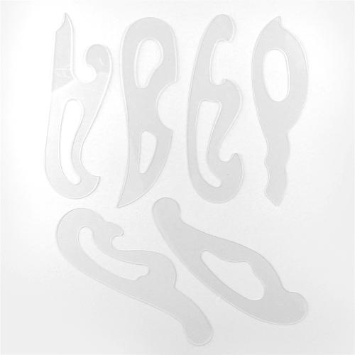 Shinwa Japanse contouren aftekenhulpstuk 6-delig