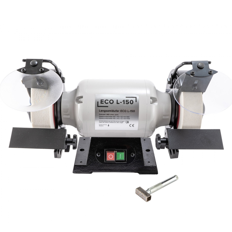 Eco L-150 dubbele slijpmachine 370 Watt laag toerental - beschadigde doos