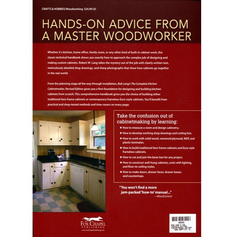 The Complete Kitchen Cabinetmaker - Bob Lang