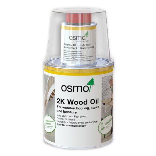 Osmo 2K houtolie 6190, zwart 1000 ml