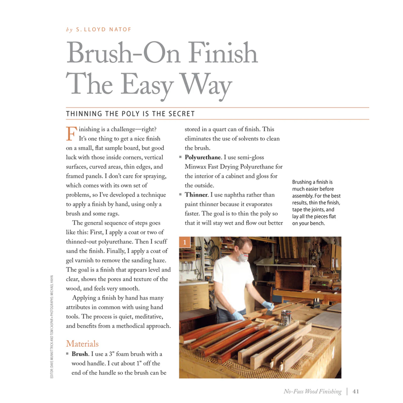 No-fuss Wood Finishing - Randy Johnson