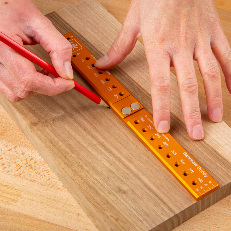 UJK Bandsaw Buddy lintzaag-parallelgeleider instelhulpstuk