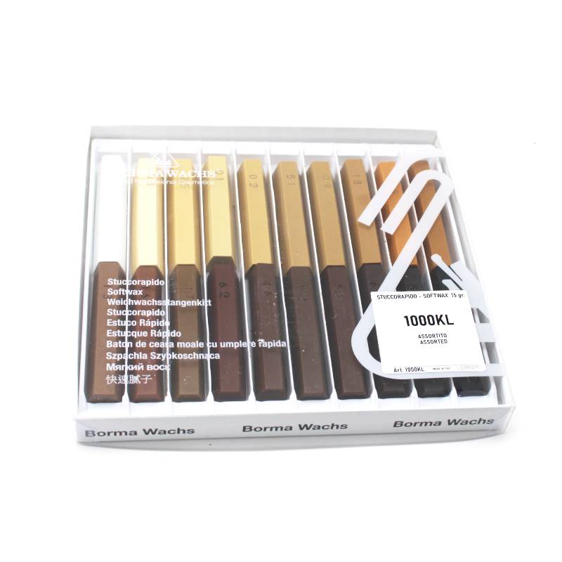 Borma Wachs set 20 stuks stopwas staven variatie 15 gram