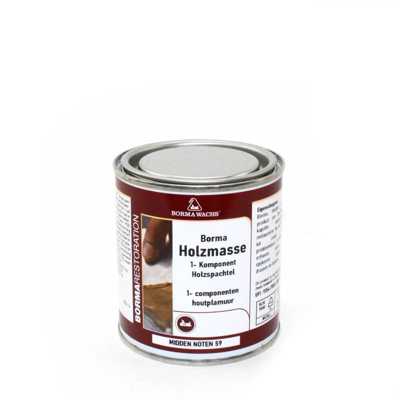 Borma Wachs houtvuller 59 midden noten 250 ml