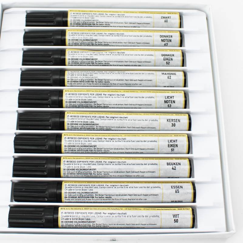 Borma Wachs set 10 stuks markeerstiften variatie