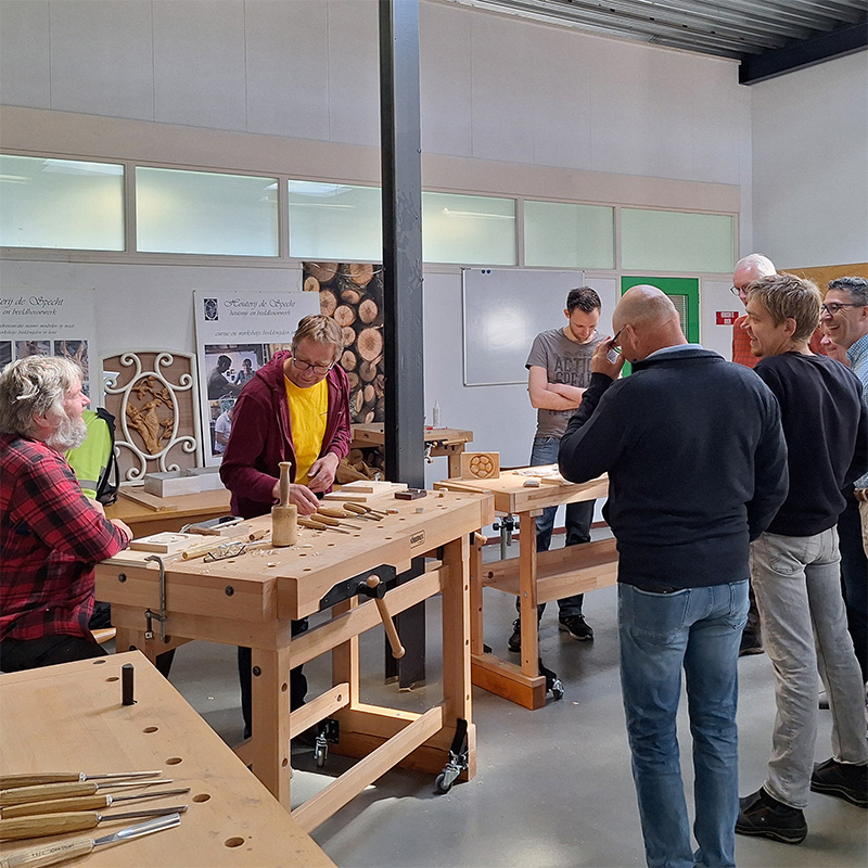 Workshop 2 houtsnijden met Jan van Harskamp op zaterdag 3 oktober 2026 middag