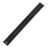 Veritas liniaal zwart aluminium vlak 600 mm