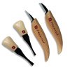 Flexcut KN600 houtsnij- en handpalmgutsenset 4-delig