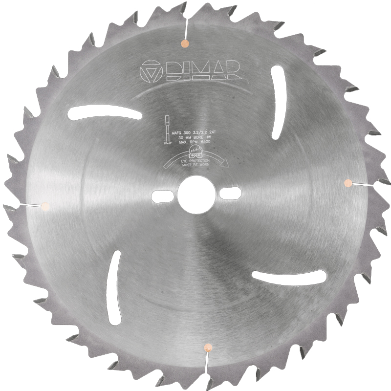 Dimar cirkelzaagblad MAFG 250 x 2,2/ 3,2 x 30 mm 18T