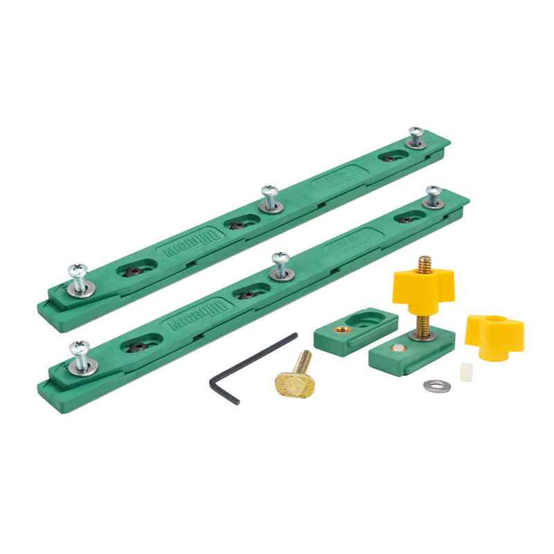 MicroJig Zeroplay Miter Bar strips voor geleiderails set