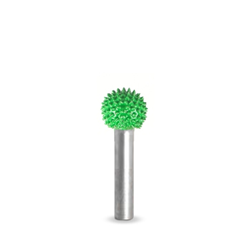 Saburr-Tooth stiftrasp bol groen/grof Ø 13 mm