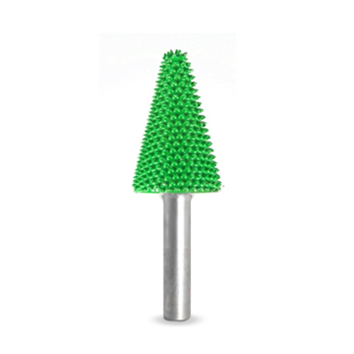 Saburrtooth stiftrasp spits-taps groen/grof Ø 19 x 32 mm