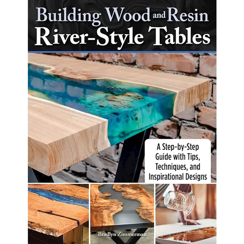 Building wood and resin river-style tables - Bradlyn Zimmerman