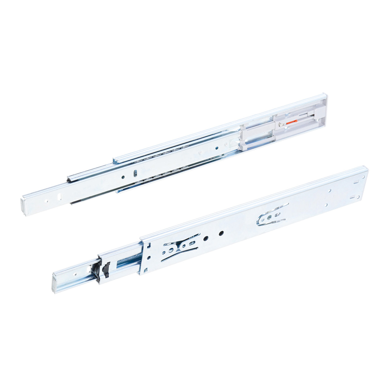 Ladegeleiders softclosing, volledig uittrekbaar 500 mm, 2 stuks