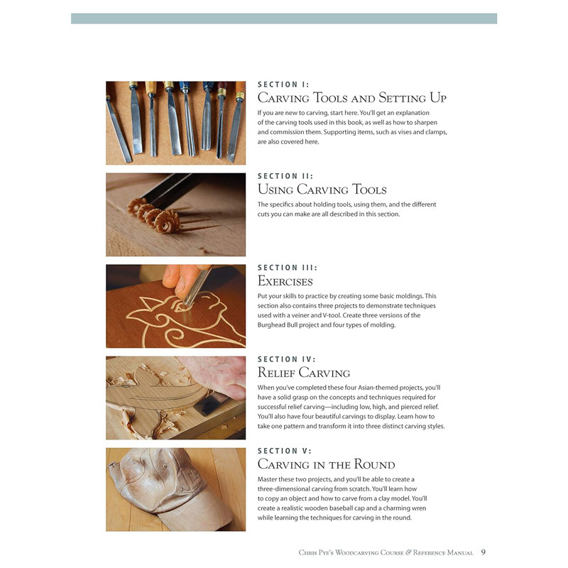 Chris pye deals wood carving tools