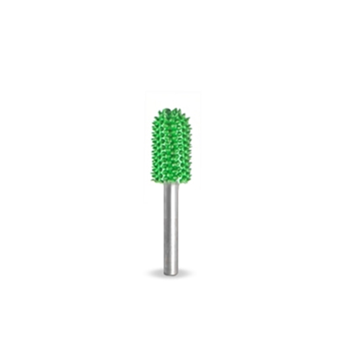 Saburrtooth stiftrasp bolcilinder groen/grof Ø 6 x 13 mm