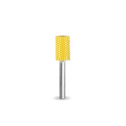 Saburrtooth stiftrasp cilinder geel/fijn Ø 6 x 13 mm