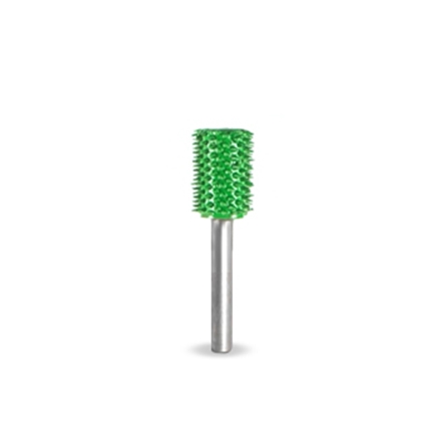 Saburrtooth stiftrasp cilinder groen/grof Ø 6 x 13 mm