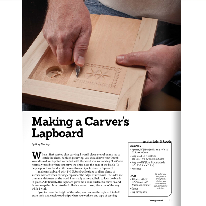 Everyday chip carving designs - Woodcarving Illustrated