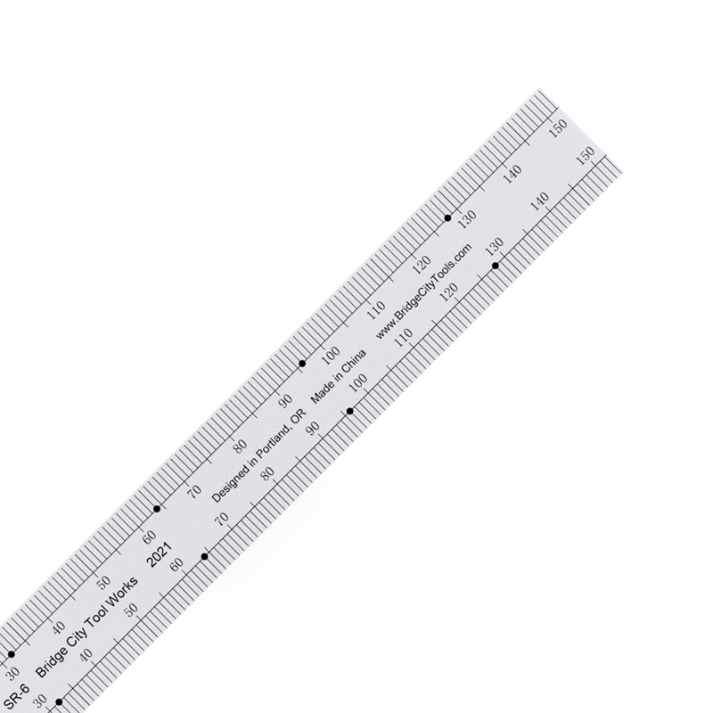 Bridge City Tool Works SR-6-M liniaal 150 mm metrisch - verwachte levertijd december