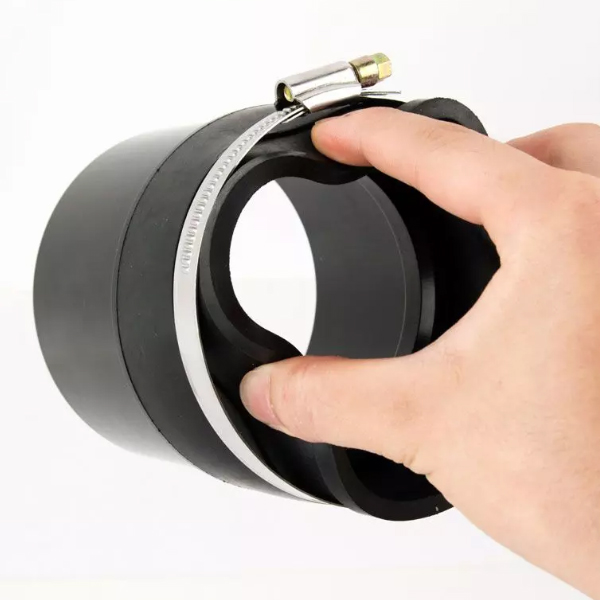Reductiemof Ø 100 > Ø 100 mm met slangklem