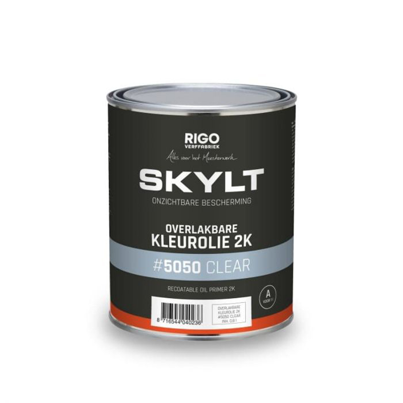 Rigo Skylt overlakbare kleurolie 2K Clear 1000 ml