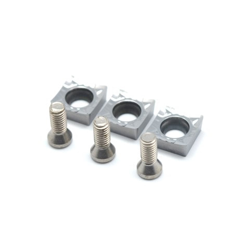 Manpa set 3 x 9,5 mm vierkante carbide snijmessen + Torx schroeven