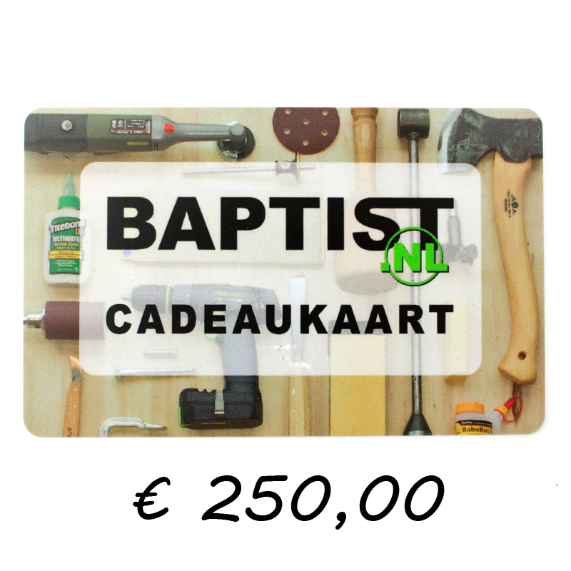 Baptist gift card 250 euro
