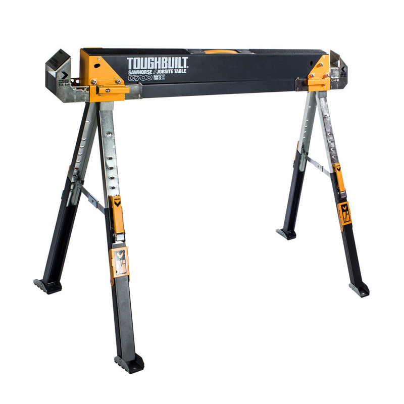 ToughBuilt C700 set van 2 stalen werkbokken 590 kg