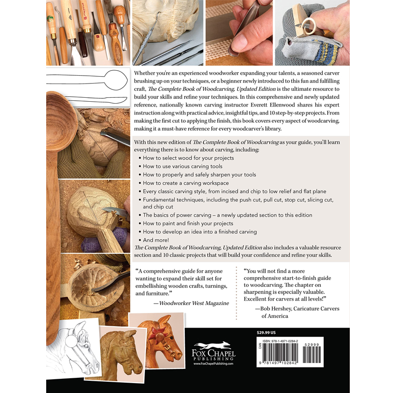 Complete book of woodcarving - Everett Ellenwood