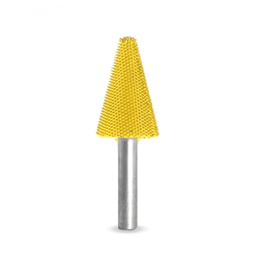 Saburrtooth stiftrasp spits-taps geel/fijn Ø 19 x 32 mm
