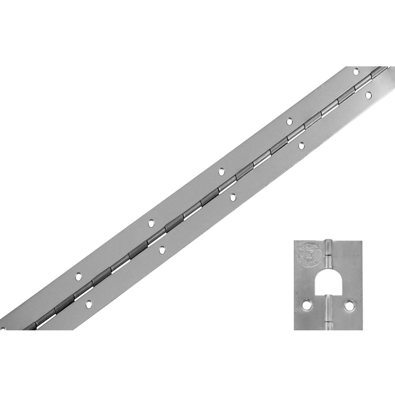 Pianoscharnier rvs 32 x 1000 mm