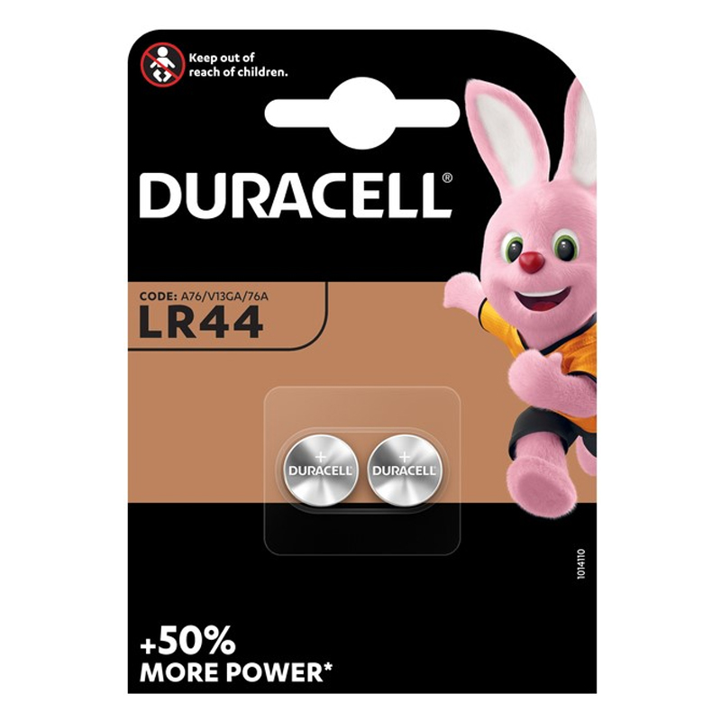 Duracell knoopcel batterijen LR44 - 2 stuks