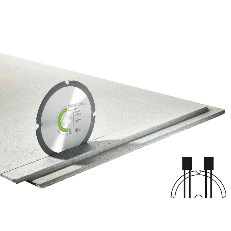 Festool diamant-cirkelzaagblad abrasive materials dia 168 x 1,8 x 20 mm F4