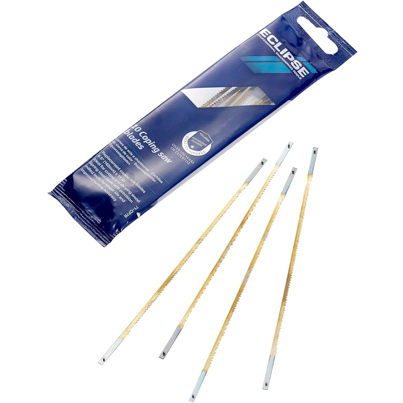 Eclipse decoupeerzaagbladen hout 165 mm 14 TPI voor decoupeerzaagbeugel, 10 stuks