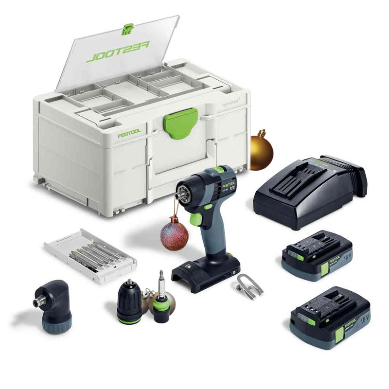 Festool TXS 18-C 3,0-Set accu schroefboormachine