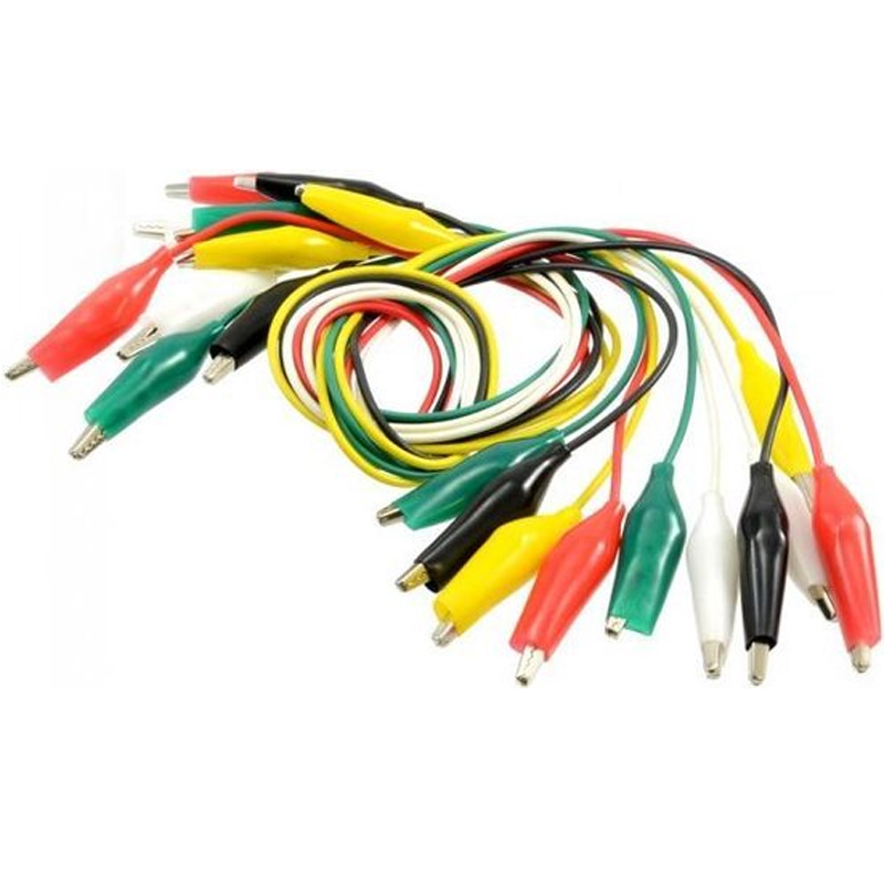 Aardekabel met 2 krokodillenklemmen