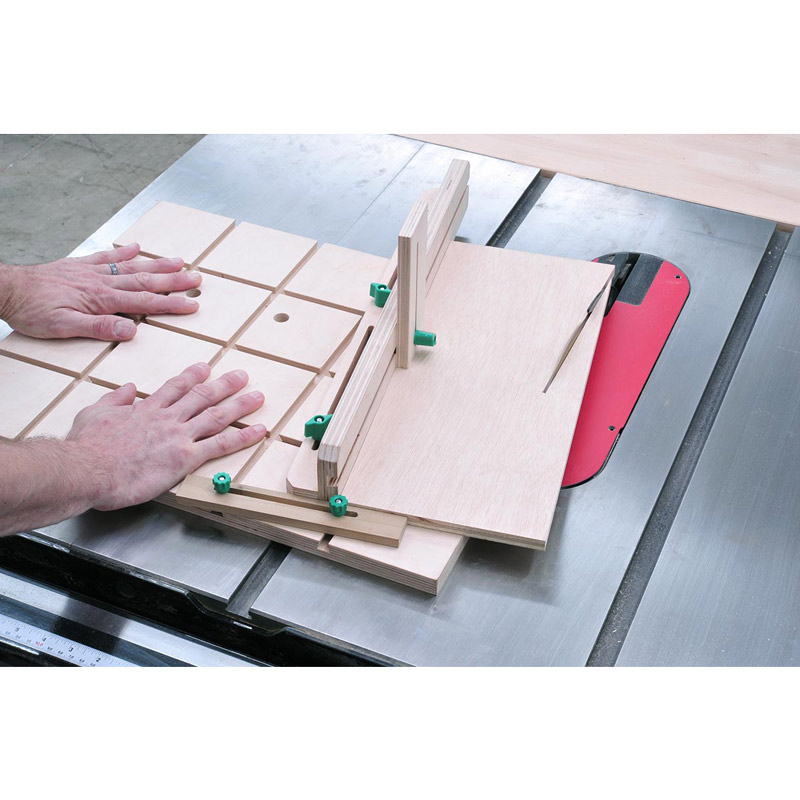 MicroJig Zeroplay Miter Bar strips voor geleiderails set