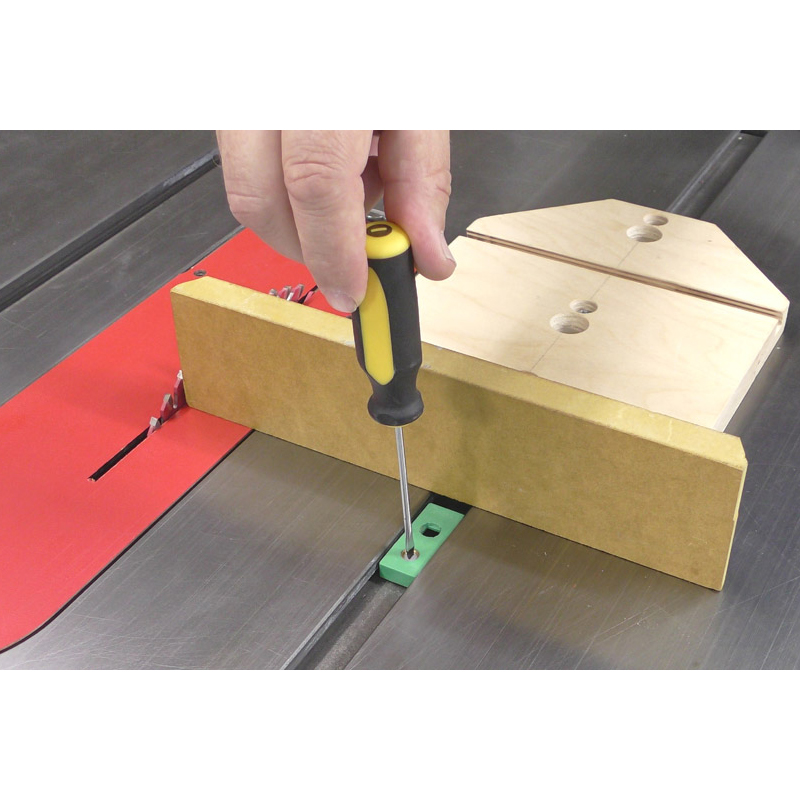 MicroJig Zeroplay T-track geleiding stop