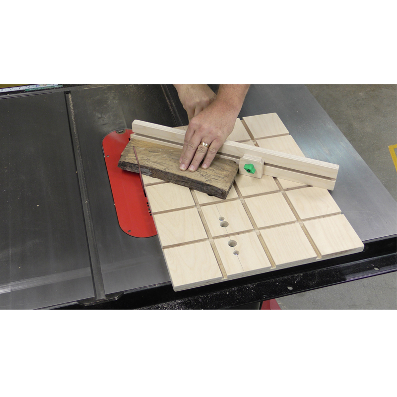 MicroJig Zeroplay Miter Bar strip met zwaluwstaartschroeven voor 360° glijtafel