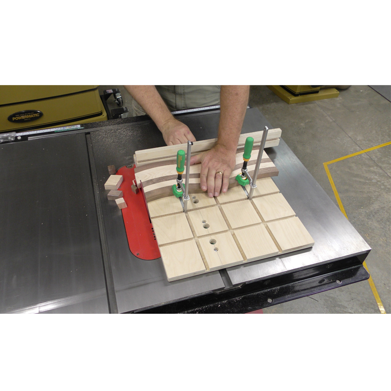 MicroJig Zeroplay Miter Bar strip met zwaluwstaartschroeven voor 360° glijtafel