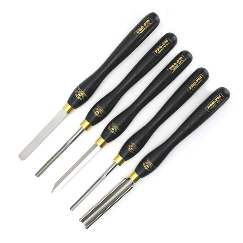 Crown houtdraaibeitelset Pro-PM 5-delig