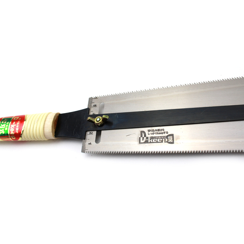 Yoshiwaka verstelbare Japanse trekzaag Ryoba 225 mm