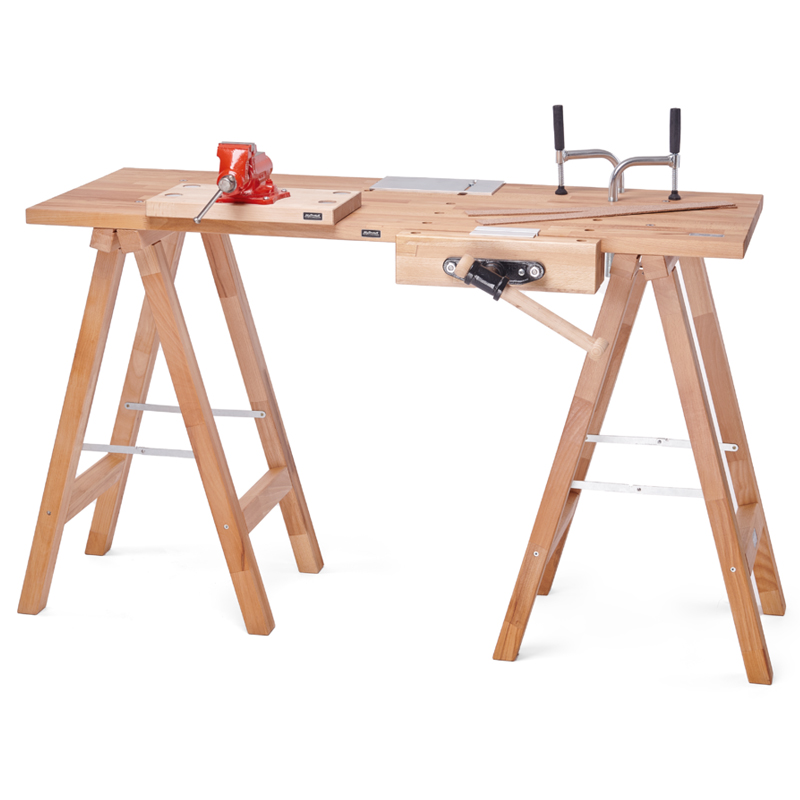 Ramia flexibele en opklapbare houten werkbank 1350 x 650 mm