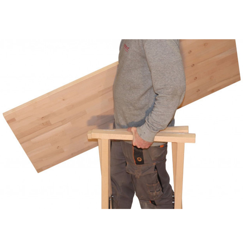 Ramia flexibele en opklapbare houten werkbank 1350 x 650 mm