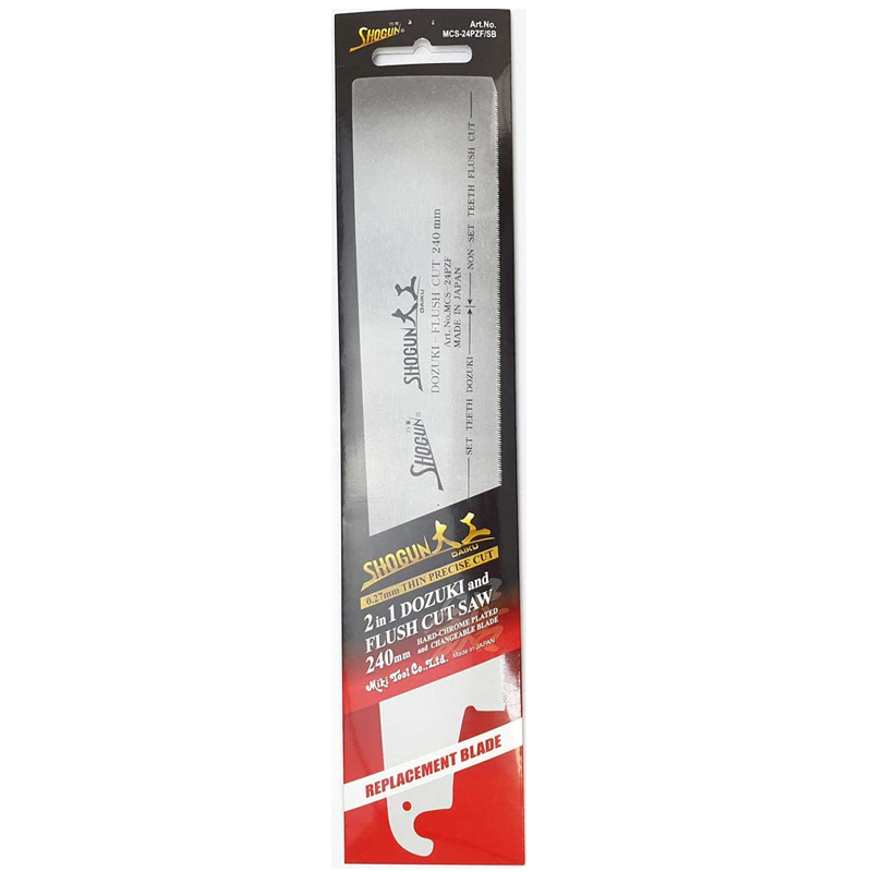 Zaagblad voor Shogun 2-in-1 Japanse trekzaag Dozuki 240 mm
