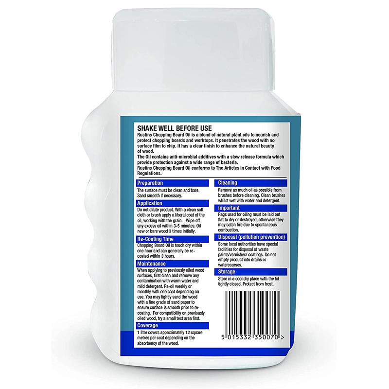 Rustins chopping board oil 250 ml