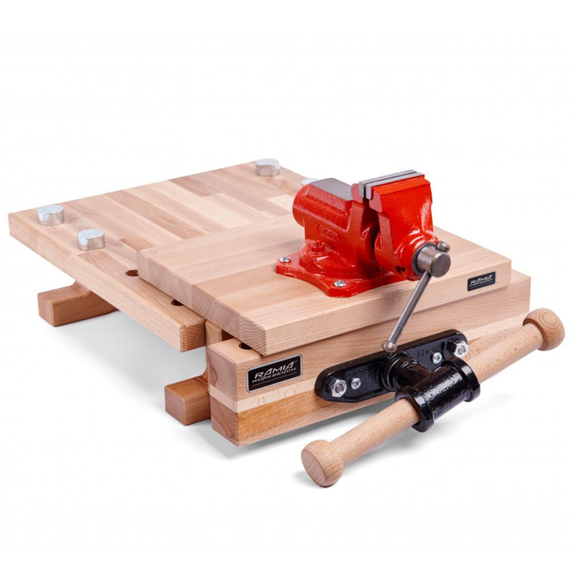 Ramia draagbare houten werkbank 360 x 410 mm
